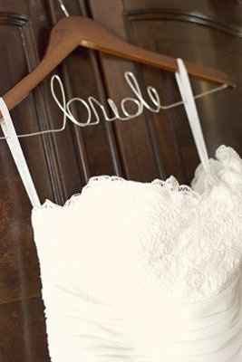 wedding hangers...