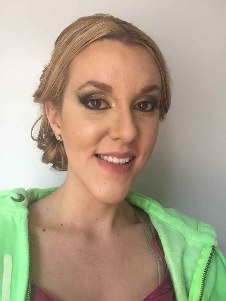Hair and makeup trial pics