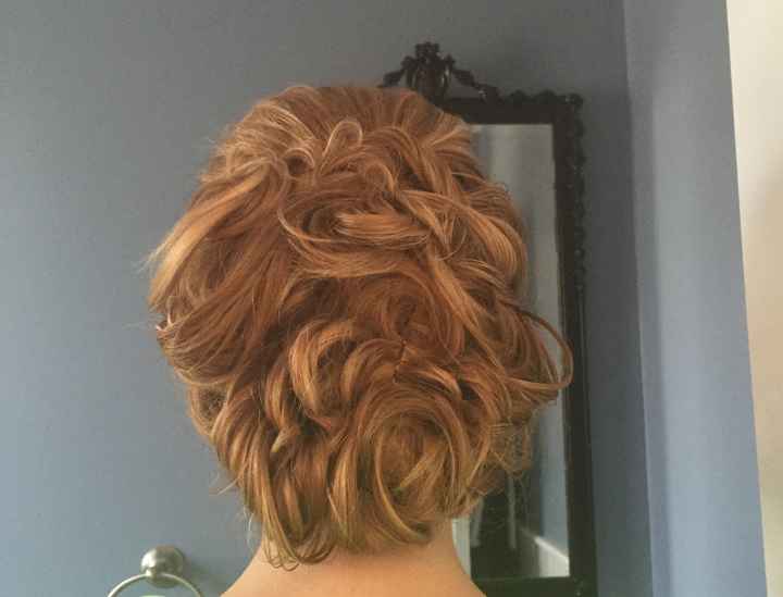 Hair and makeup trial pics