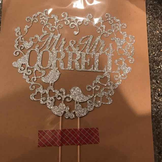 Cake topper excitement