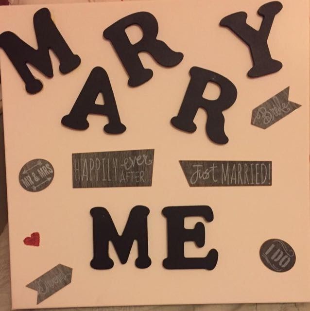 NWR:How did you FS pop the question?