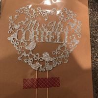 Cake topper excitement