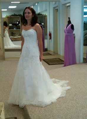 Ok I have been MIA but I have pics of me in my dress