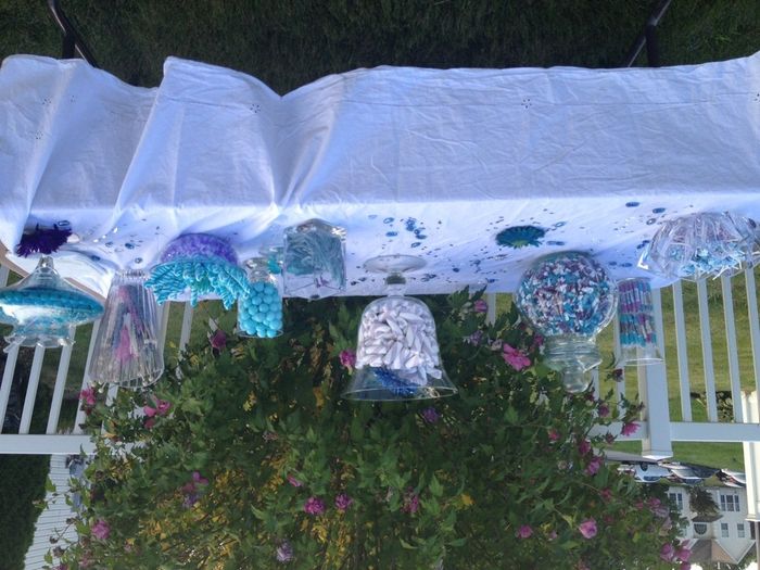 Candy buffet table