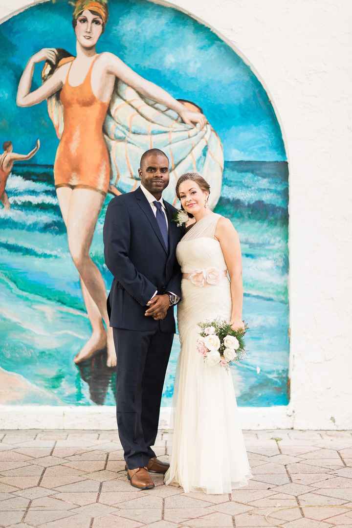BAM our vintage styled beach elopement!