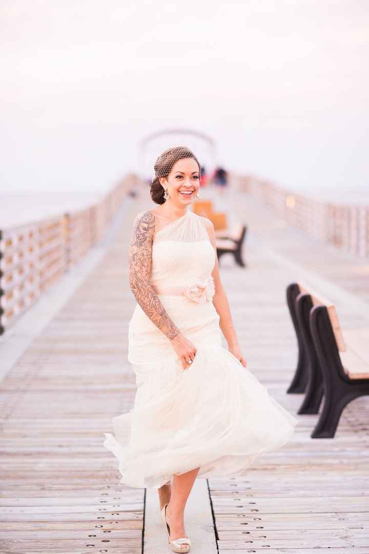 BAM our vintage styled beach elopement!