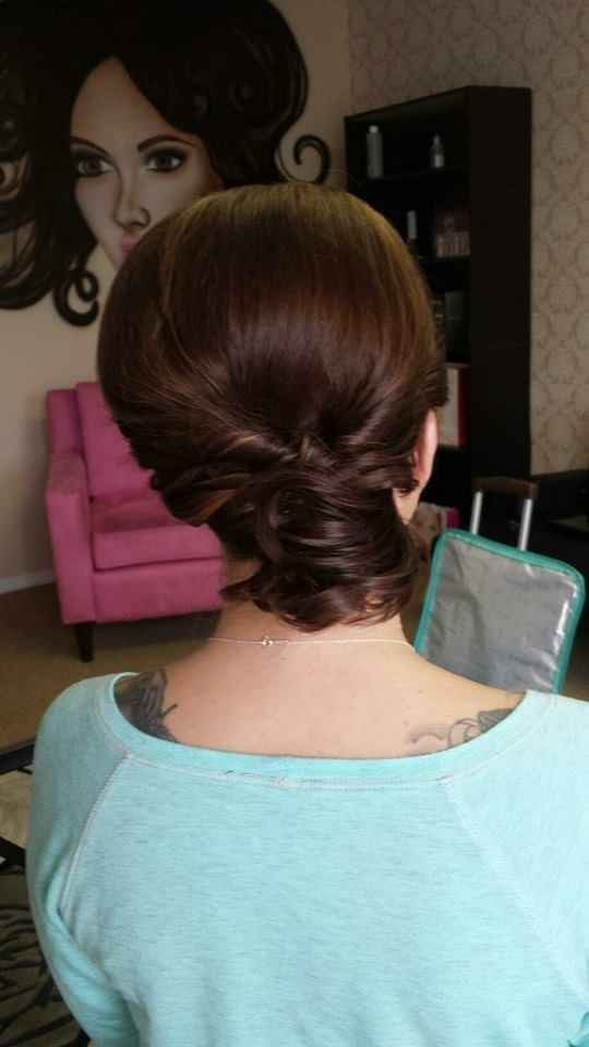 M/U & hair trial results!