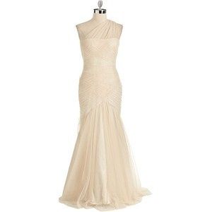Bridesmaid dress as a wedding dress