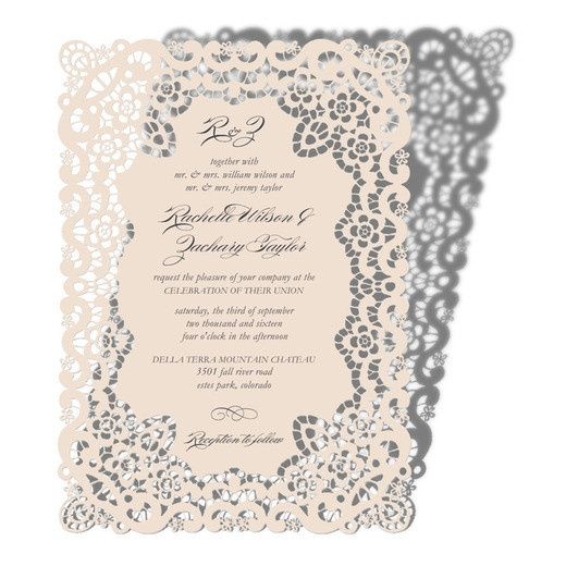 Lace Invitations