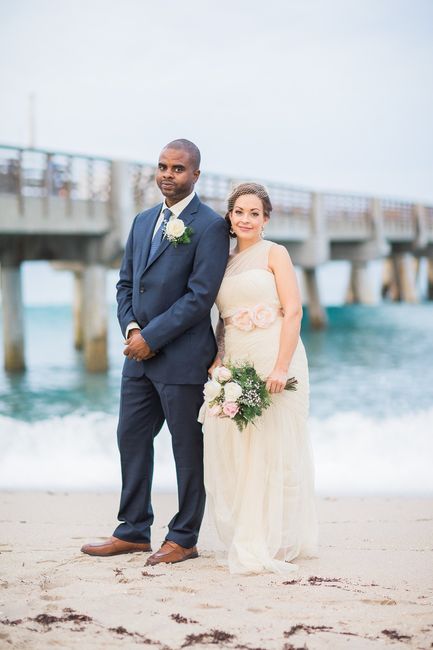 BAM our vintage styled beach elopement!