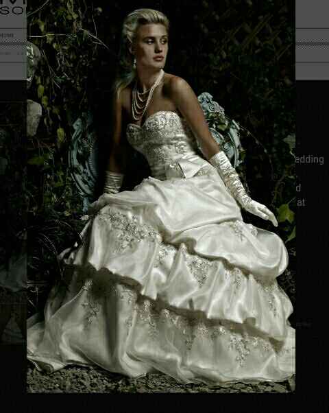  So what do you do when someone ruins your 1 of a kind Custom Wedding Dress and you can't afford to 