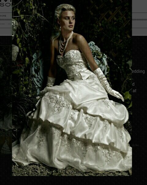  So what do you do when someone ruins your 1 of a kind Custom Wedding Dress and you can't afford to 