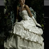  So what do you do when someone ruins your 1 of a kind Custom Wedding Dress and you can't afford to 