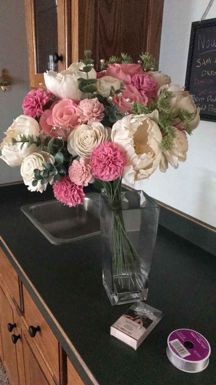 Show me your diy Silk Bouquet with Flowers from the Craft Stores - 1