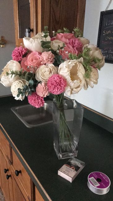  Show me your diy Silk Bouquet with Flowers from the Craft Stores - 1