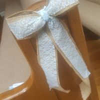 Show me your pew decorations!