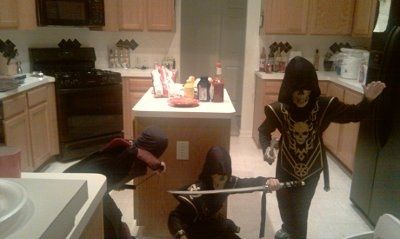 Our little ones in costume (just for fun)