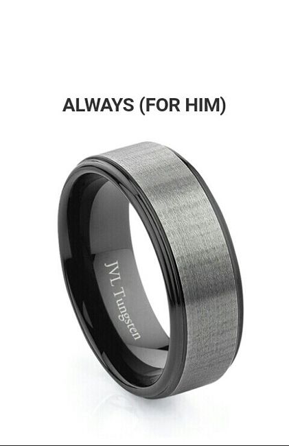Your mans wedding band?