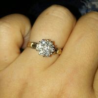 Anyone get crap for the size of their engagement ring?
