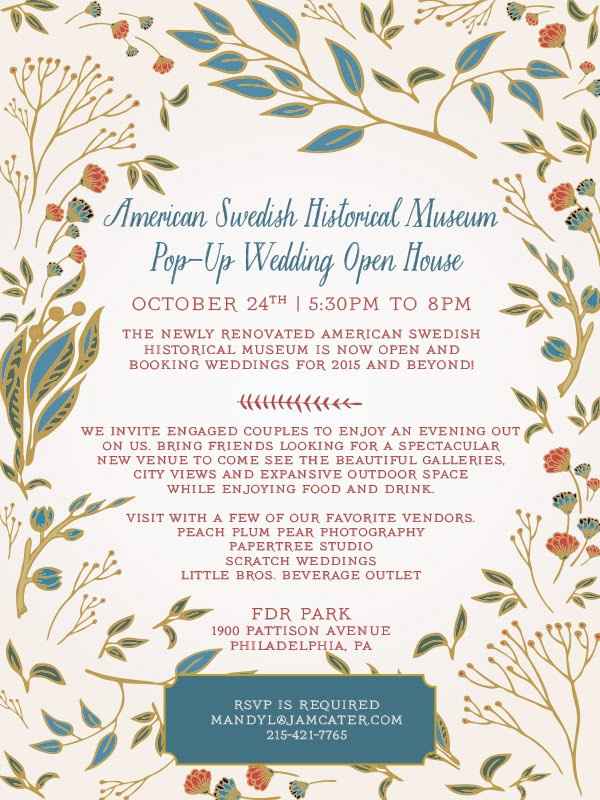 Free Pop Up Open House this Friday in Philadelphia (10/24)!