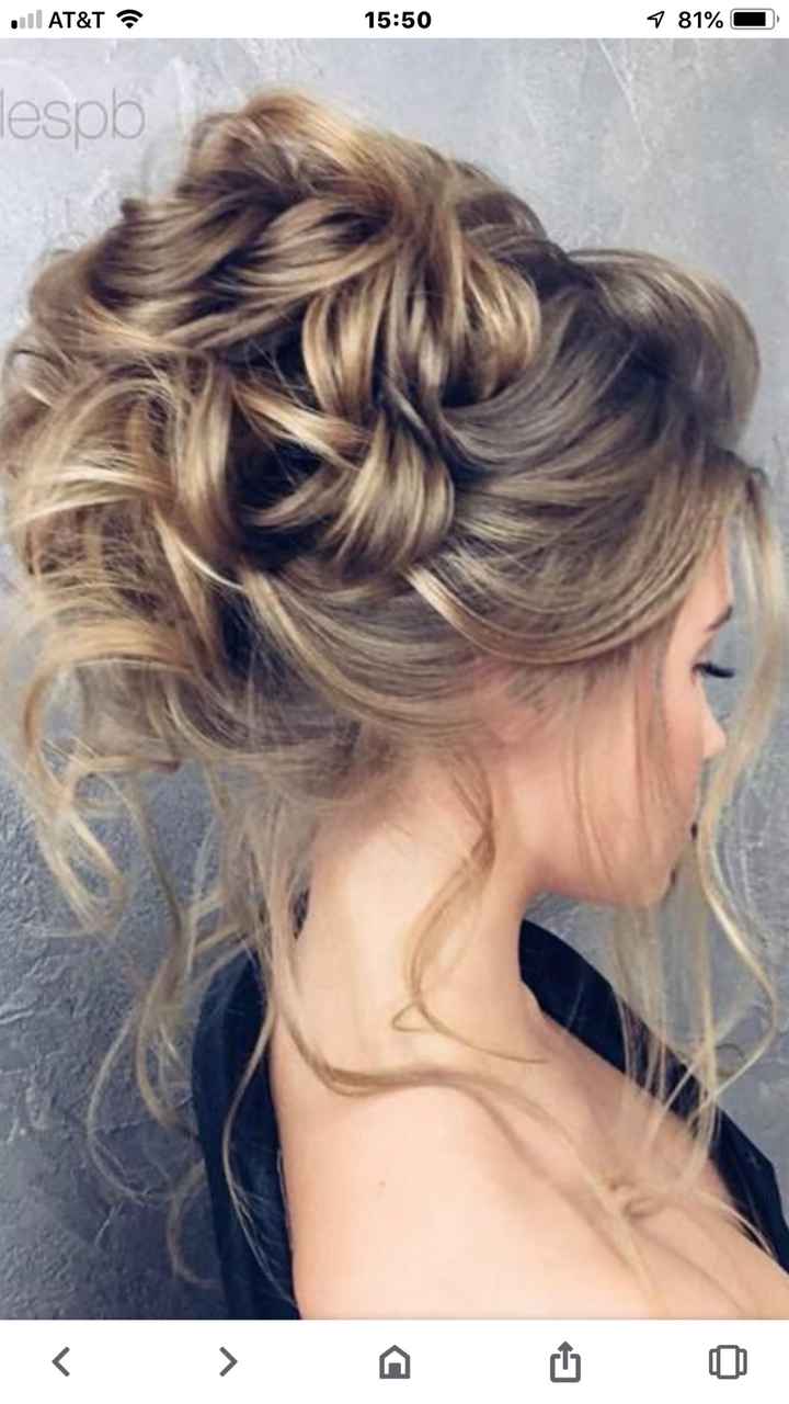 Trial run hair for bridal shower - 1