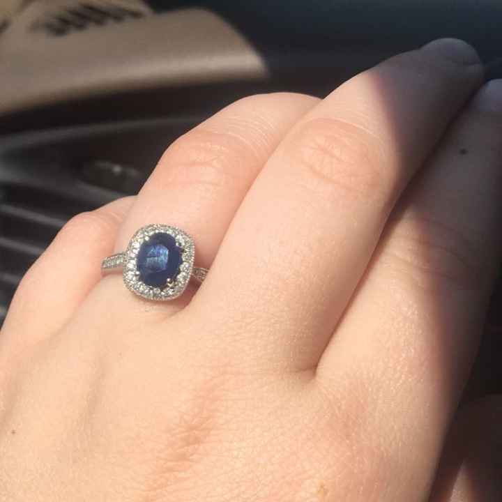 Still getting use to a ring on my finger!