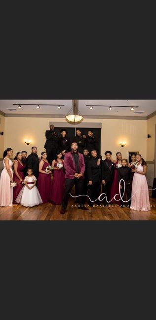 Black or grey suit for groom and groomsmen 4