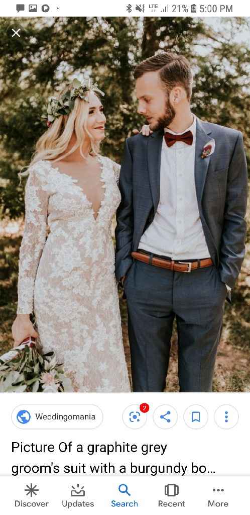 Black or grey suit for groom and groomsmen - 3