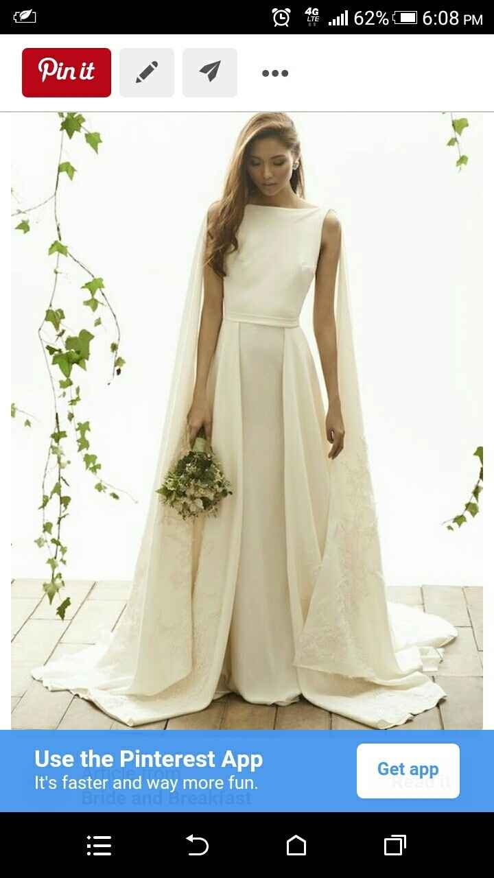 Anyone rocked a caped wedding dress?