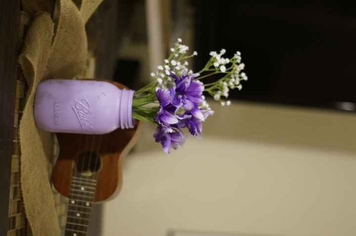 Working on Table Decor   Today's DIY (warning, contains burlap and mason jars...)