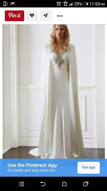 Anyone rocked a caped wedding dress?