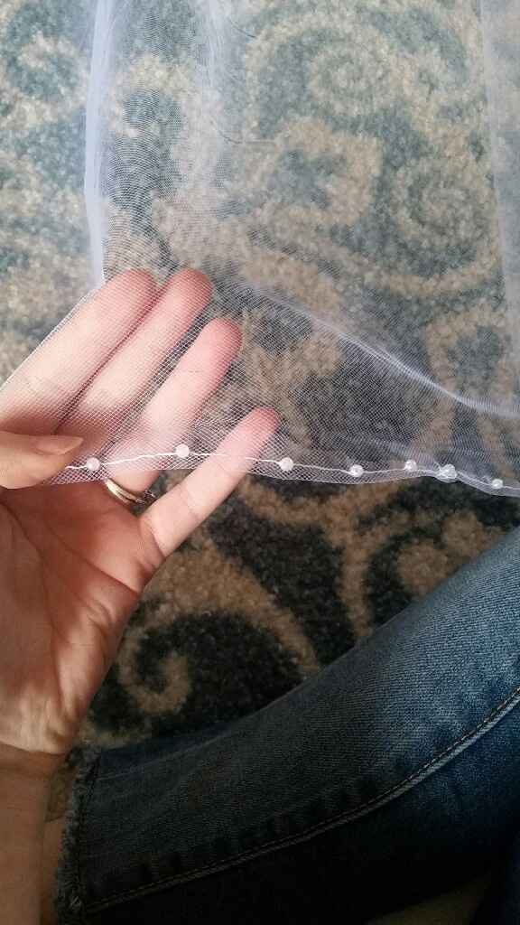I'm making my own veil! - 2