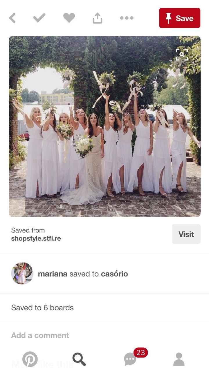 White Bridesmaid Dresses.....