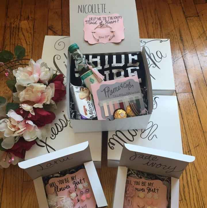 Bridesmaids boxes