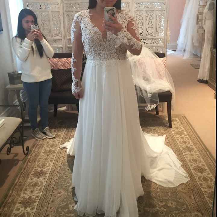 Let's see your wedding dresses.