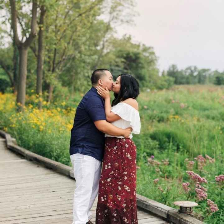 What season did you take engagement pics?