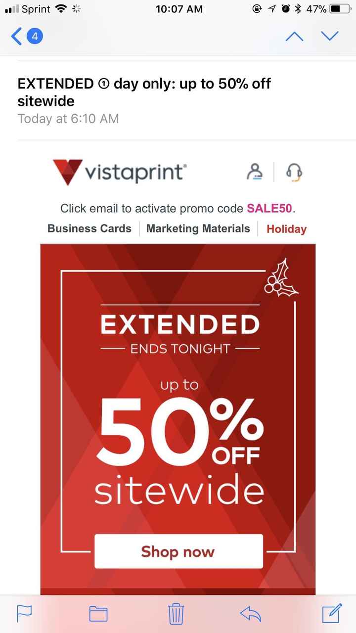 VistaPrint Sale!!