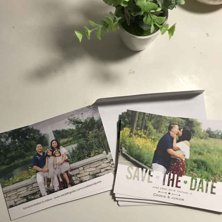 Wedding website on Save the date? - 1