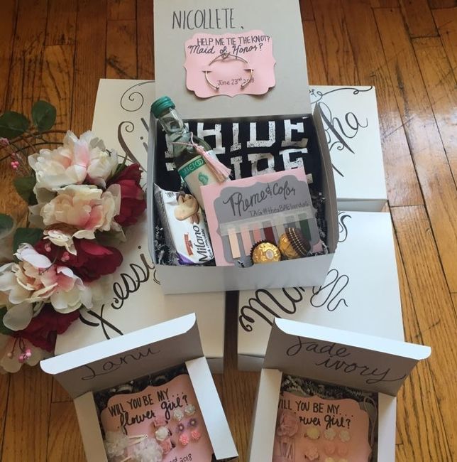 Bridesmaids boxes