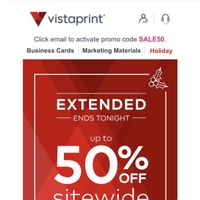 VistaPrint Sale!!