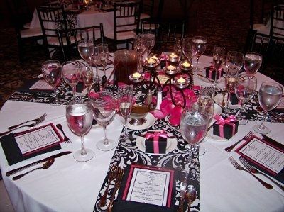 black,white, damask items for sale
