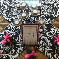 black,white, damask items for sale