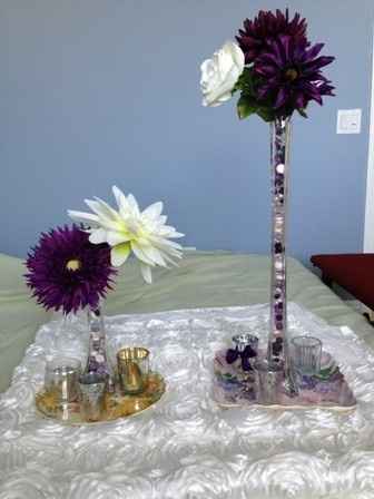 DIY centerpieces & cupcake tray ideas (w/pics)