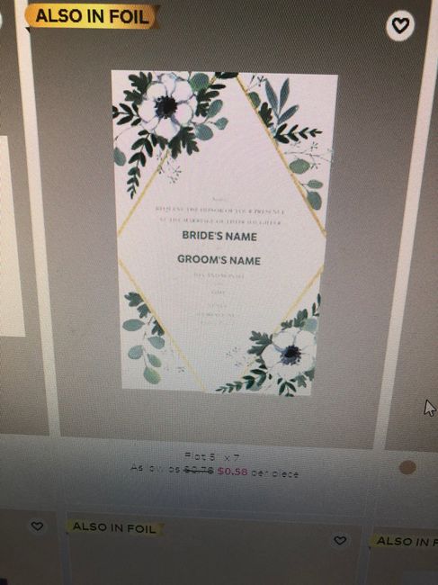 Wedding invitations 1