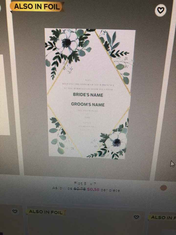 Wedding invitations - 1