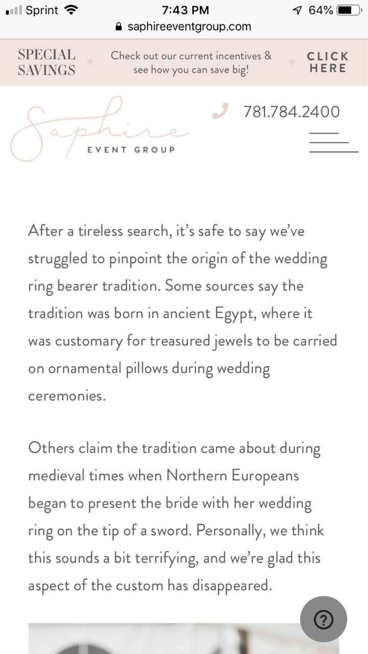 Ring bearer: Yes! Or Skip! - 1