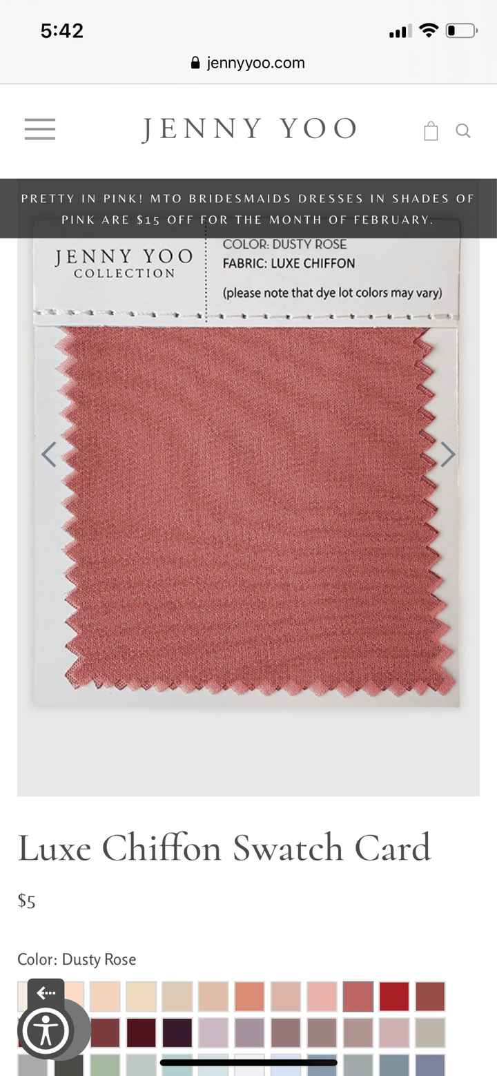 Alternatives to Jenny Yoo dusty rose? - 1