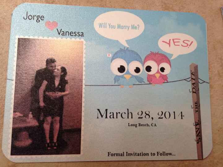 My save the date