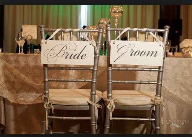 Bride sign
