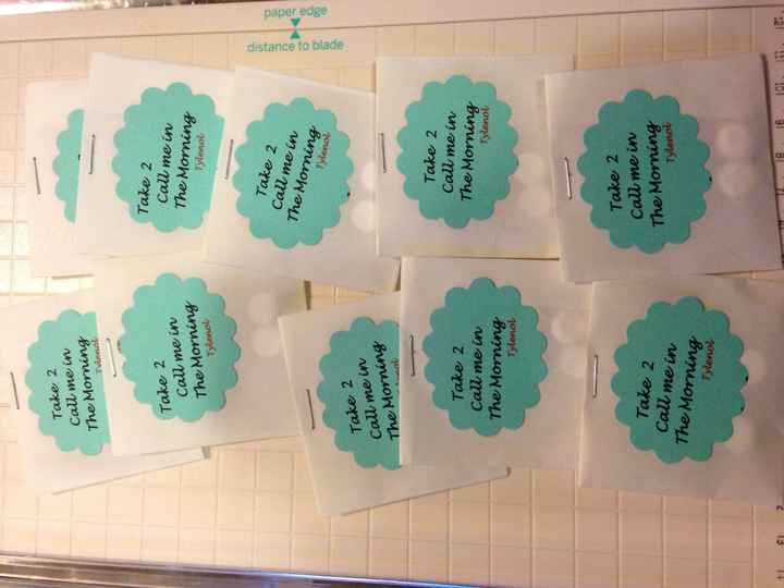 Bridesmaid survival kit